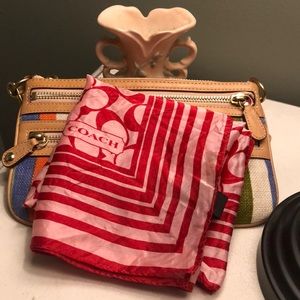 Authentic Coach Silk handkerchief